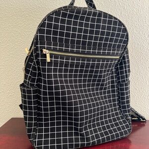 ban.do Black and White Grid Backpack